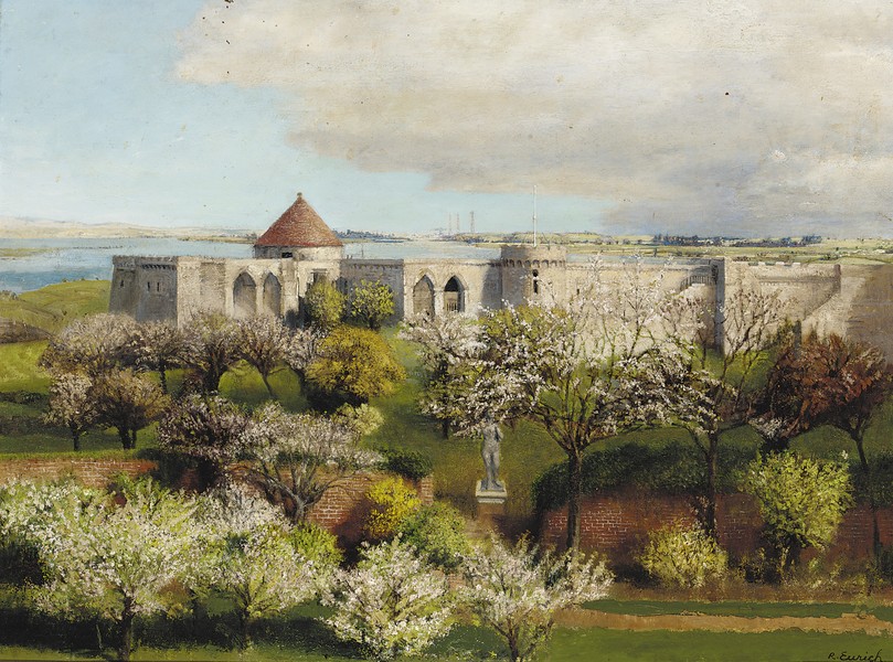 View Beyond the Fortress (c1950)