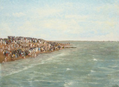 More crowded beach scenes