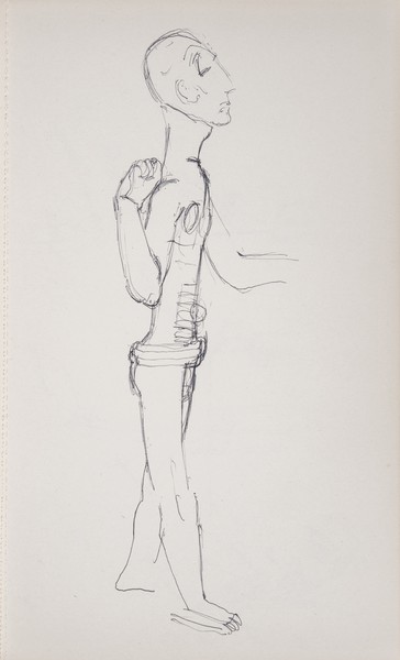 Sketch_08-008 strange figure (1970s)
