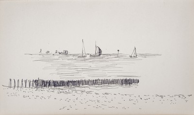 Sketch_08-011 Cowes Week yachts