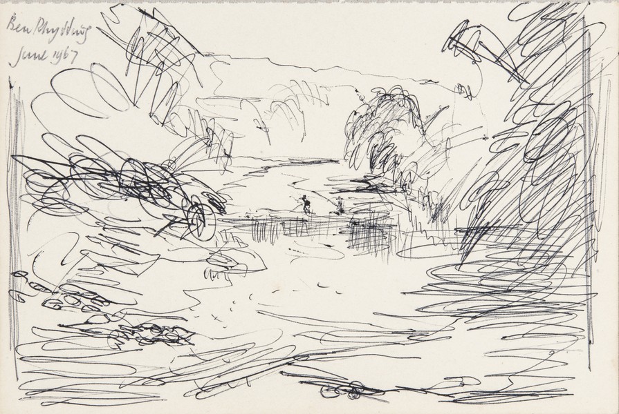 Sketch_17-069 Ben Rhydding, Yorks (June 1967)