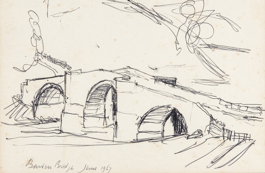 Sketch_17-072 Barden Bridge (June 1967)