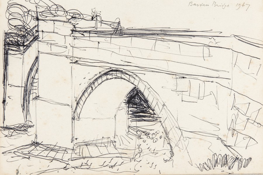 Sketch_17-073 Barden Bridge (June 1967)