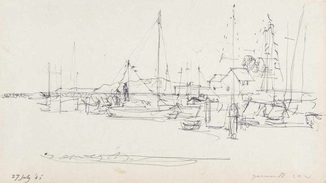 Sketch_17-097 Yarmouth I.O.W. (27th Jul 1965)
