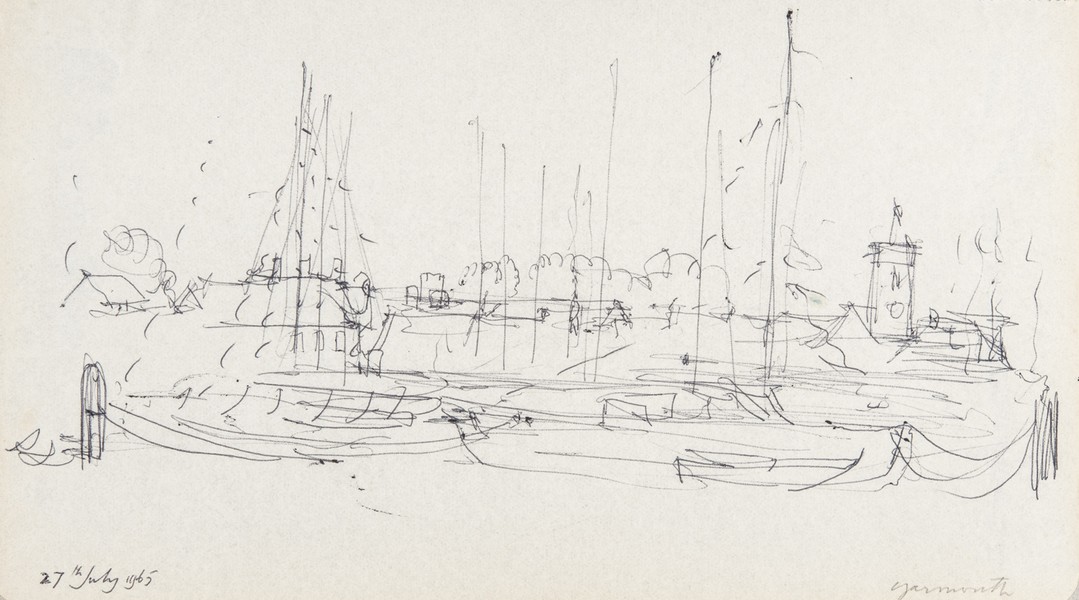 Sketch_17-099 Yarmouth I.O.W. (27th Jul 1965)