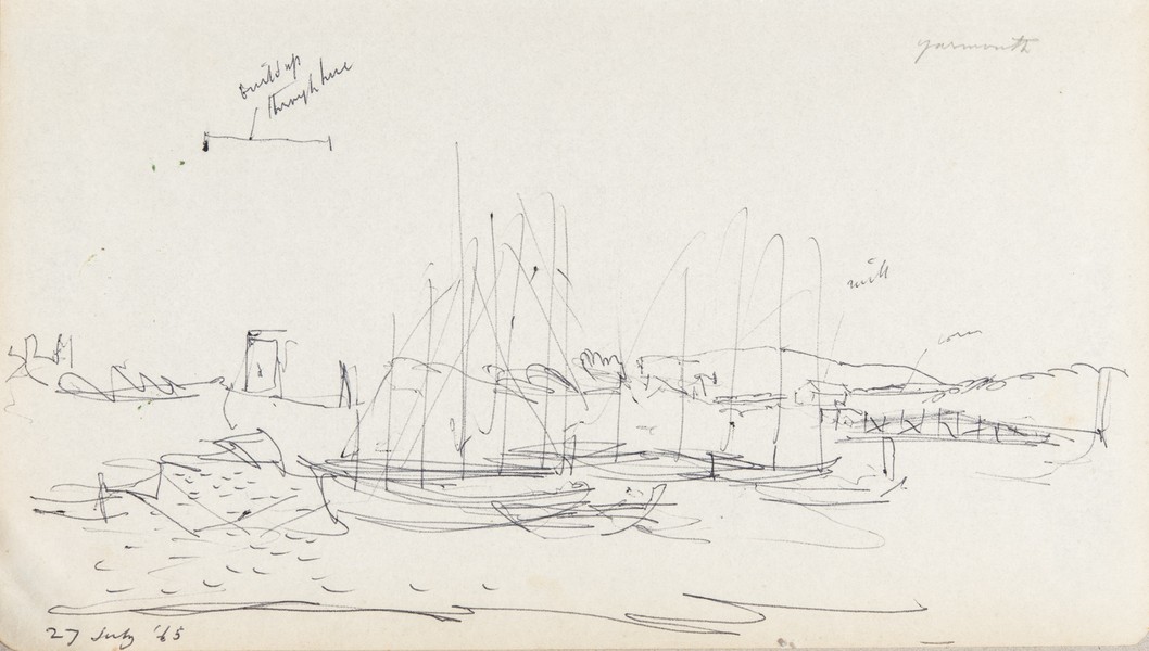 Sketch_17-100 Yarmouth I.O.W. (27th Jul 1965)