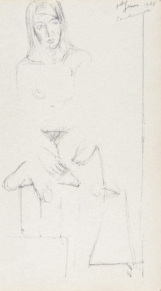 Sketch_17-107 Camberwell figure study (1st Jun 1965)