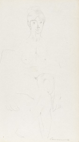 Sketch_17-110 Camberwell figure study (1960s)