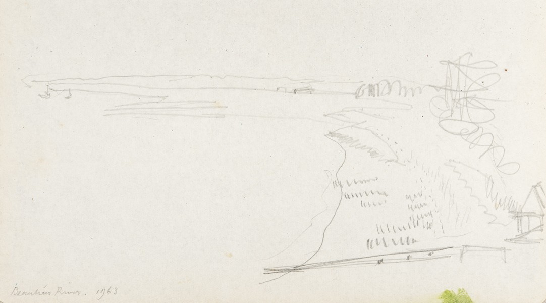 Sketch_17-118 Beaulieu River (1963)
