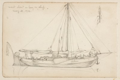 Sketch_20-005 Sailing barge