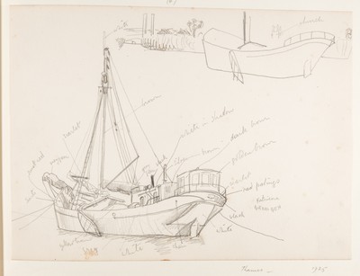 Sketch_20-015 Thames sailing barge
