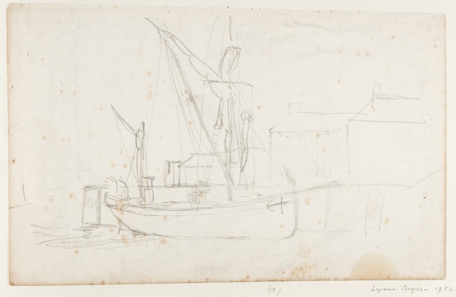 Sketch_20-018 Lyme Regis (1932)