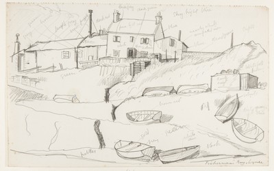 Sketch_20-024 Fisherman's Bay Lyme Regis