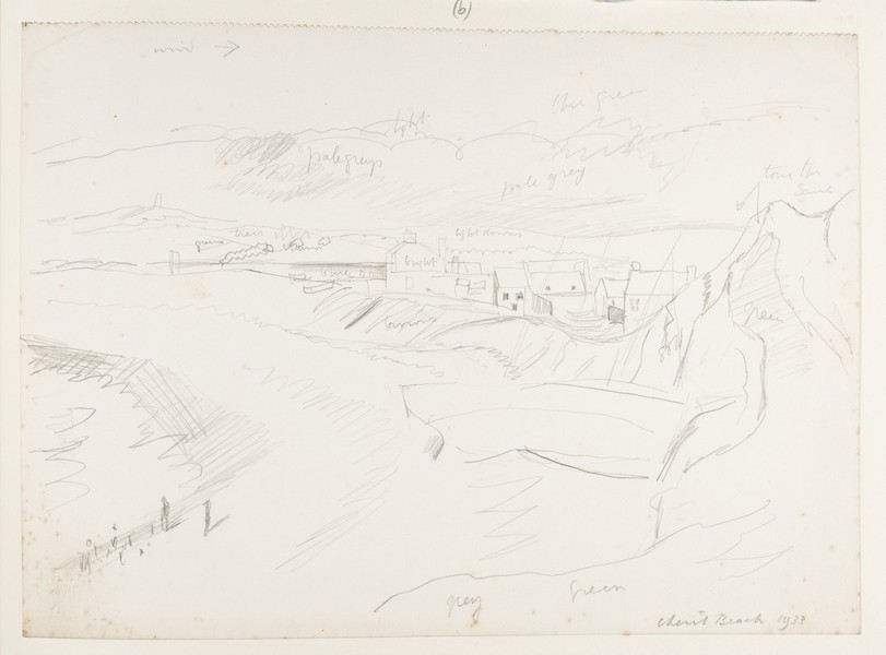 Sketch_20-046 Chesil Beach (1933)