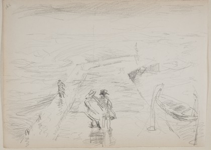 1924 sketch of Torquay storm