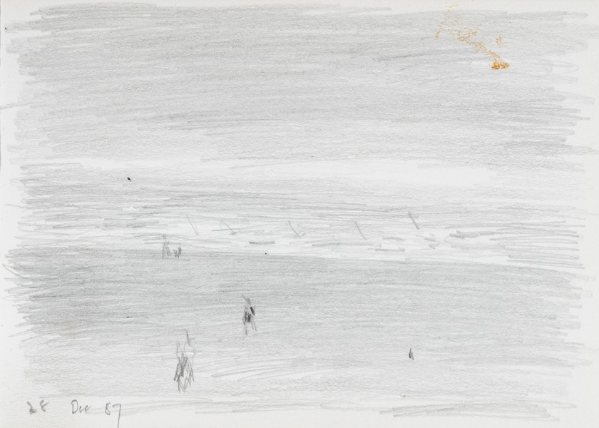 Sketch_03-15 stormy beach (28th Dec 1987)