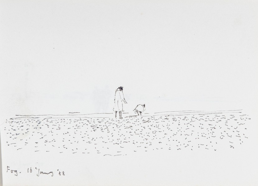 Sketch_03-16 fog, mother and child (16th Jan 1988)