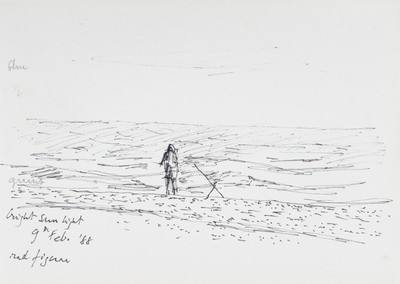 Sketch_03-19 red figure, fisherman