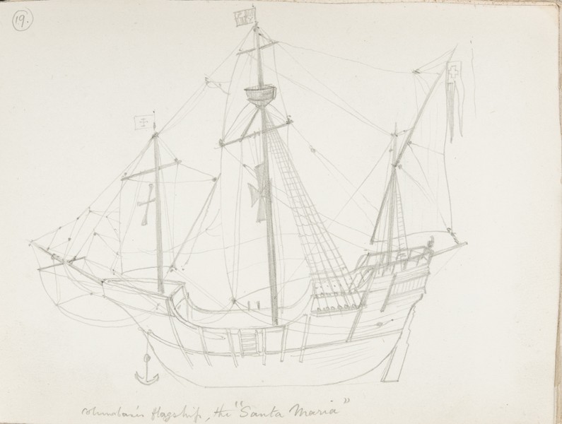 Sketch_04-09 Boats and Ships (1922)