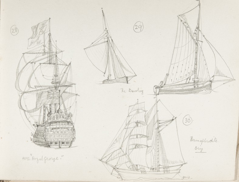 Sketch_04-18 Boats and Ships (1922)