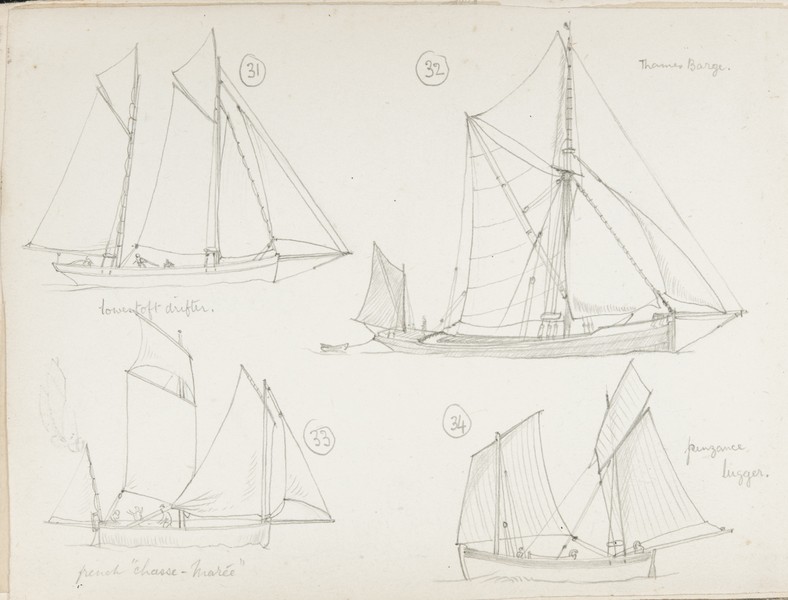 Sketch_04-19 Boats and Ships (1922)