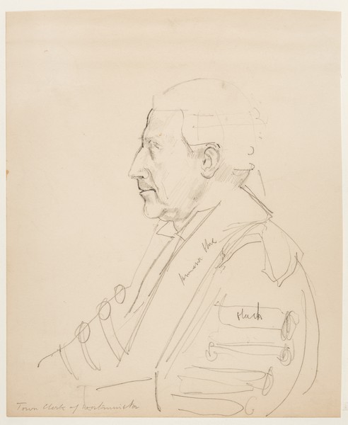 Sketch_20-091 Town clerk of Westminster (c1946)
