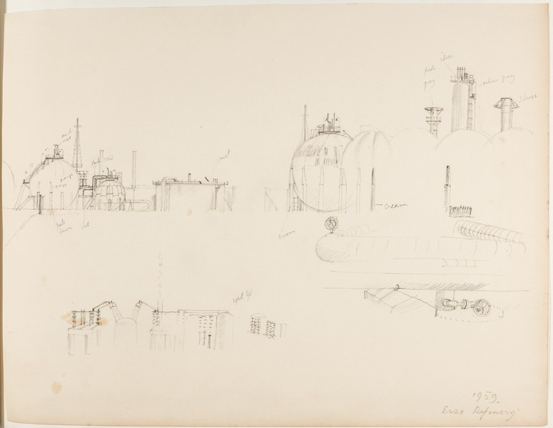 Sketch_20-097 Esso Refinery (1959)