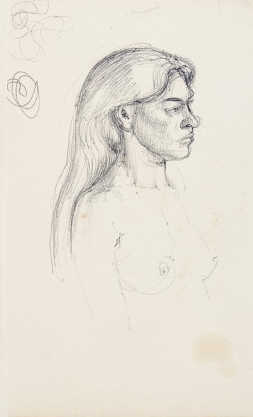 Sketch_20-105 Camberwell figure study (1960s)