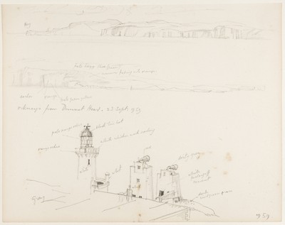 Sketch_20-108 Orkneys from Dunnet Head, lighthouse and fog horns