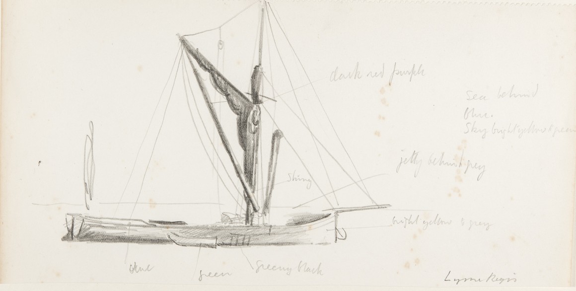 Sketch_20-112 sailing barge (undated)