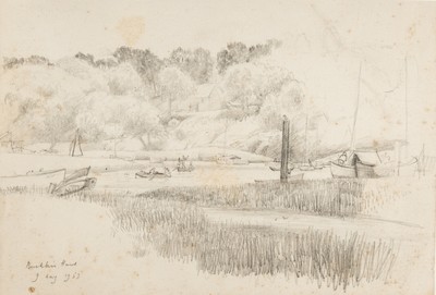 Sketch_20-121 Buckler's Hard, Beaulieu River