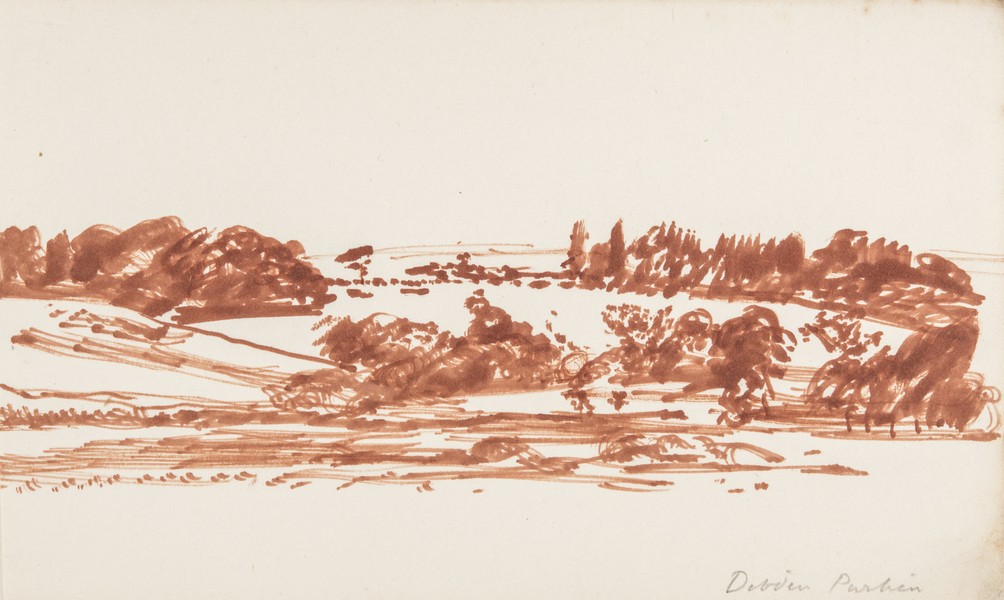 Sketch_20-126 landscape Dibden Purlieu (1960s or 70s)