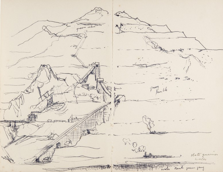 Sketch_20-132 slate quarries Wales (1970s)