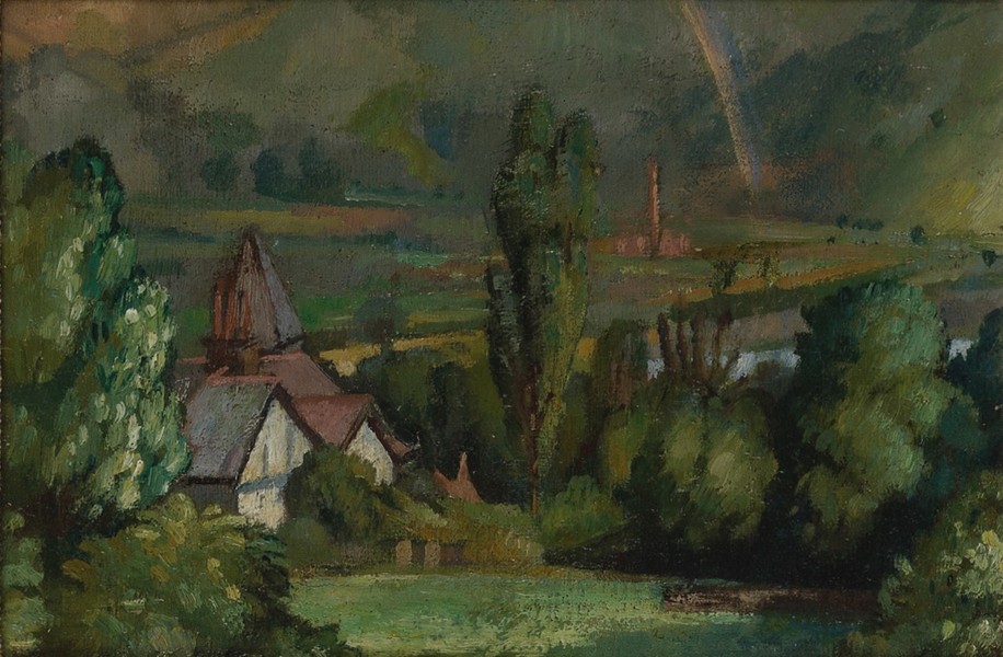 Landscape with Rainbow (1920s)