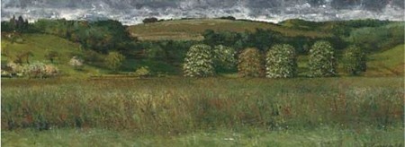 Landscape with Chestnut Trees (1968)