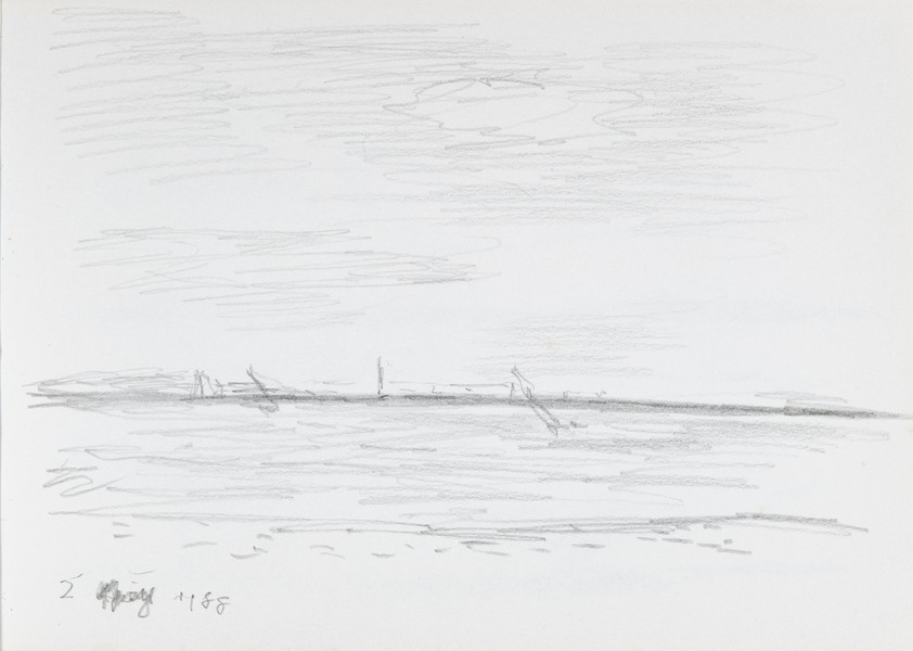Sketch_03-28 windy beach seascape (2nd May 1988)