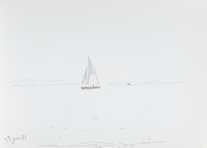 Sketch_03-51 yacht (15th Jun 1988)