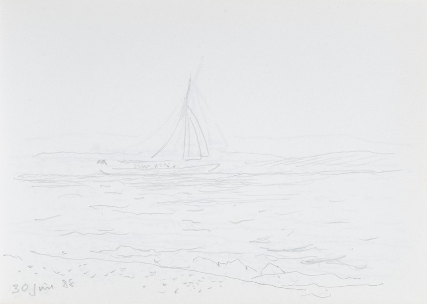 Sketch_03-59 large yacht (30th Jun 1988)
