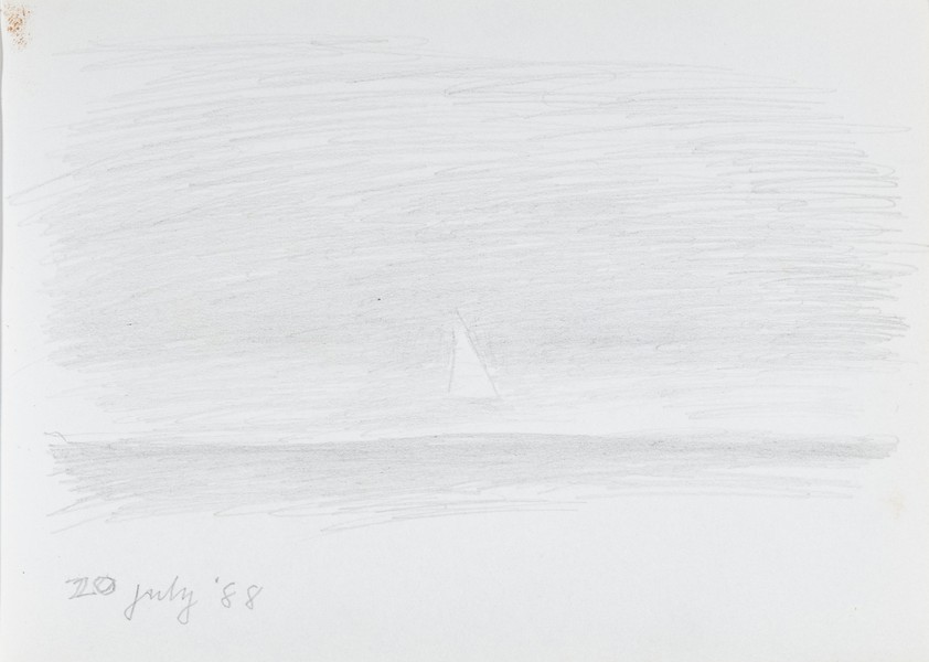 Sketch_03-64 sail in mist (20th Jul 1988)