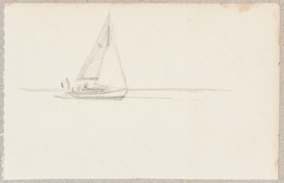 Sketch_18-26 sailing boat (c May 1968)