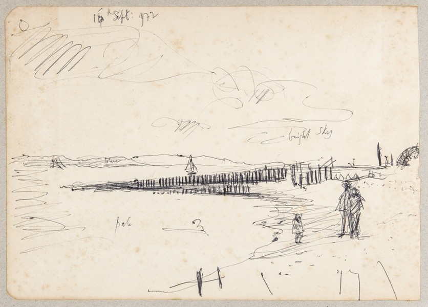Sketch_18-29 Lepe groynes (15th Sep 1972)