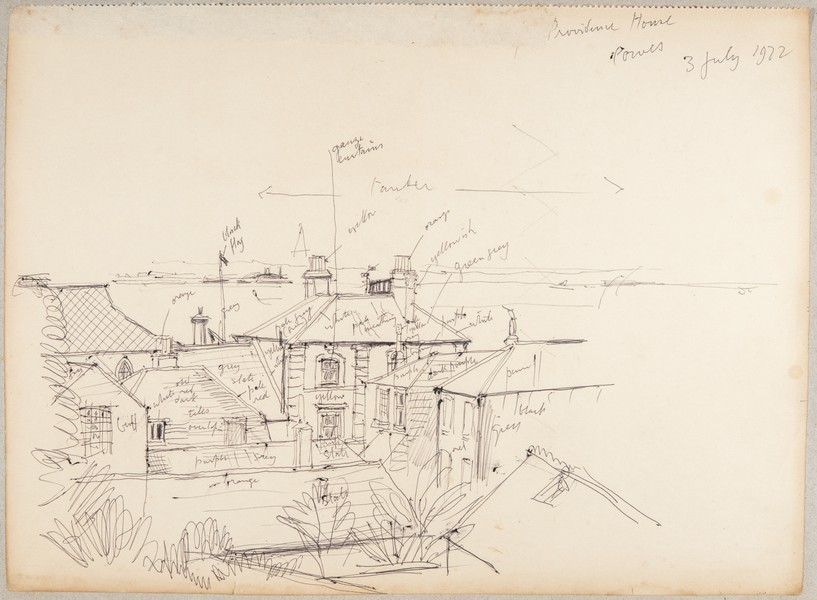 Sketch_18-57 Providence House Cowes (3rd Jul 1972)