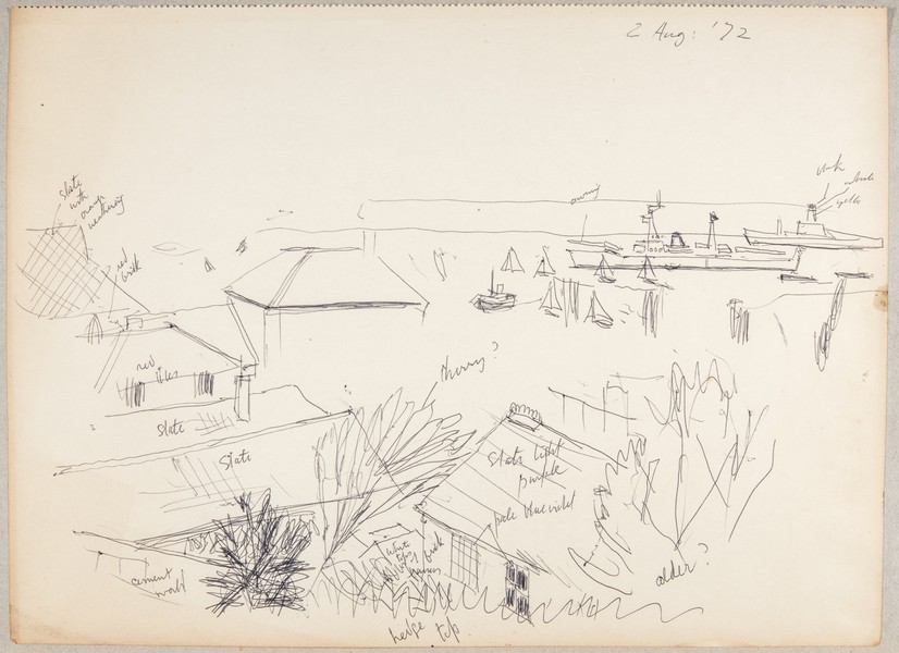 Sketch_18-59 from Providence House Cowes (2nd Aug 1972)