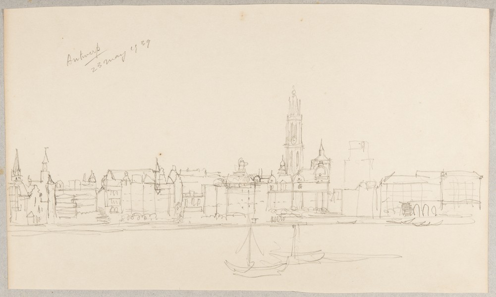 Sketch_18-61 Antwerp (23rd May 1939)