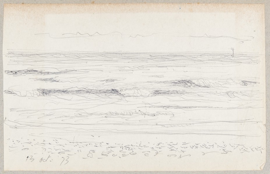 Sketch_18-38 choppy sea (13th Oct 1973)