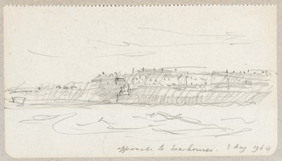 Sketch_18-41 approach to Seahouses