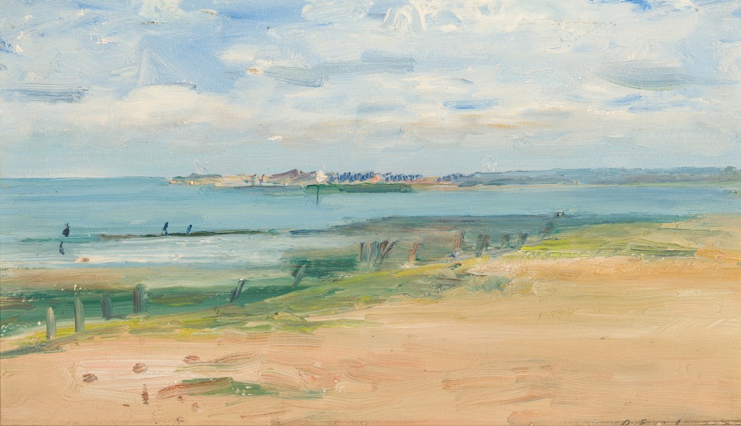 Entrance to Beaulieu River - Painted Sketch (1963)
