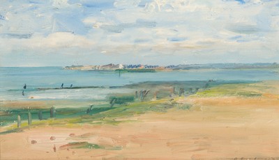 Entrance to Beaulieu River - Painted Sketch