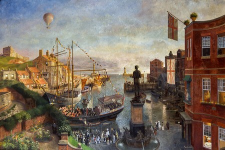 The Queen of the Sea,1911 painted in 1954. Richard brings to life the memory of that holiday in Whitby with hallucinatory clarity